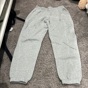 Victoria’s Secret Gray Relaxed Fit Joggers with Elastic Cuffs